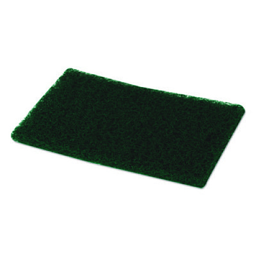 Boardwalk Heavy-Duty Scouring Pad, 6 x 9, Green, 15/Carton (186)