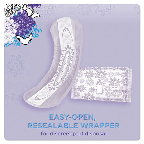 Always DISCREET INCONTINENCE PADS, MODERATE, 66/PACK, 3 PACKS/CARTON (92726)