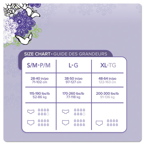 Always DISCREET INCONTINENCE UNDERWEAR, LARGE, MAXIMUM ABSORBENCY, 17/PACK, 3 PACKS/CARTON (92736)