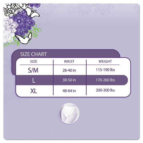 Always DISCREET INCONTINENCE UNDERWEAR, SMALL/MEDIUM, MAXIMUM ABSORBENCY, 19/PACK, 3 PACKS/CARTON (92735)