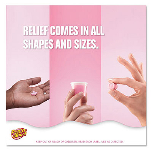 Pepto-Bismol Chewable Tablets, Original Flavor, 30 Tablets/Box (03977BX)