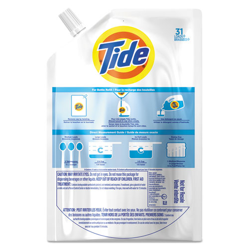 Tide FREE AND GENTLE LAUNDRY DETERGENT, 48 OZ POUCH, 3/CARTON (94255)
