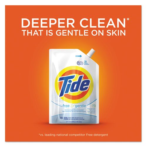 Tide FREE AND GENTLE LAUNDRY DETERGENT, 48 OZ POUCH, 3/CARTON (94255)