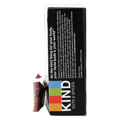 KIND Nuts and Spices Bar, Dark Chocolate Cinnamon Pecan, 1.4 oz, 12/Box (17852)