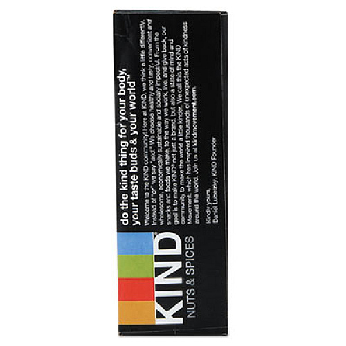 KIND Nuts and Spices Bar, Dark Chocolate Cinnamon Pecan, 1.4 oz, 12/Box (17852)