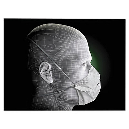 3M VFlex Particulate Respirator N95, Standard Size, 50/Box (9105)