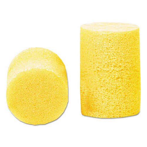 3M E-A-R Classic Earplugs, Pillow Paks, Cordless, PVC Foam, Yellow, 200 Pairs/Box (3101001)