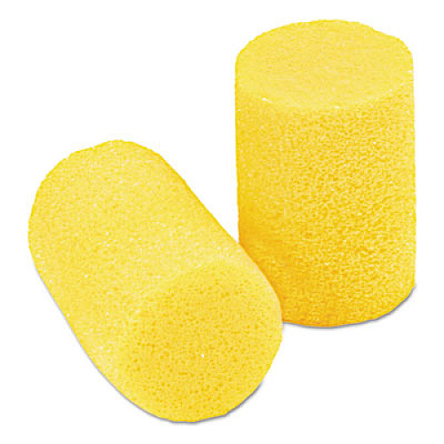 3M E-A-R Classic Earplugs, Pillow Paks, Cordless, PVC Foam, Yellow, 200 Pairs/Box (3101001)