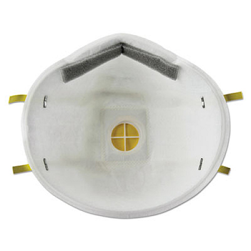 3M Particulate Respirator 8210V, N95, Cool Flow Valve, Standard Size, 10/Box