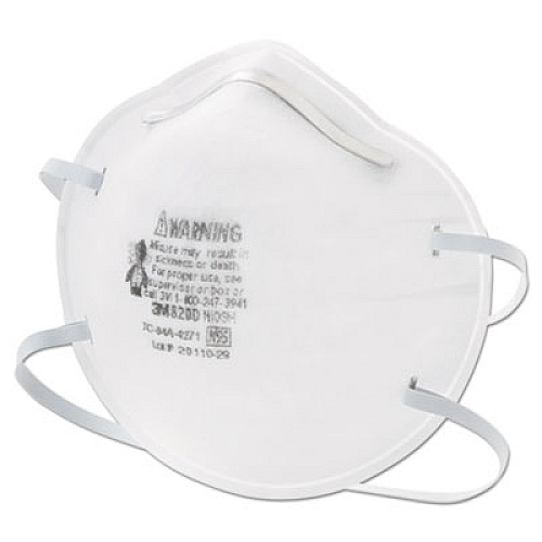 3M N95 Particle Respirator 8200 Mask, Standard-Size, 20/Box