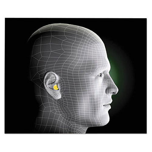 3M E-A-R Classic Earplugs, Pillow Paks, Cordless, PVC Foam, Yellow, 200 Pairs/Box (3101001)