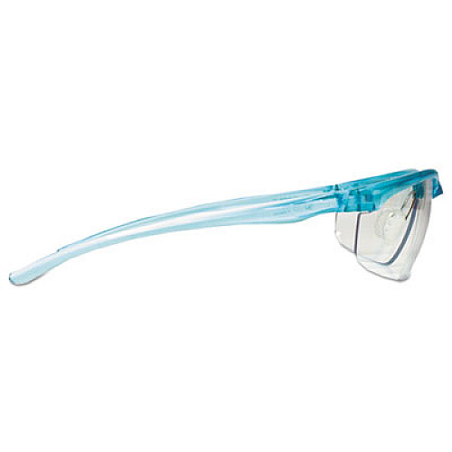 3M Refine 201 Safety Glasses, Half-Frame, Clear Antifog Lens, Teal Frame (117350000020)