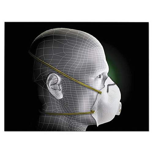 3M Particulate Respirator w/Cool Flow Exhalation Valve, Standard Size, 10/Box (8511)