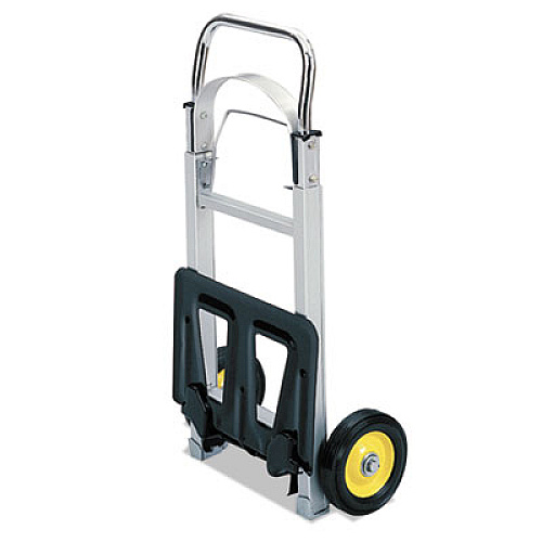 Safco HideAway Aluminum Hand Truck, 250 lb Capacity, 15.5 x 16.5 x 43.5, Aluminum (4061)