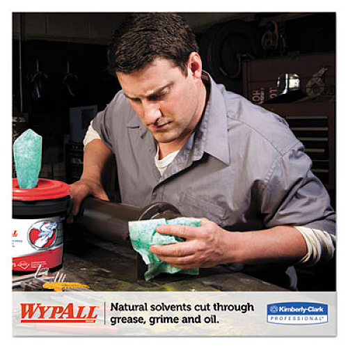 WypAll Waterless Cleaning Wipes Refill Bags, 12 x 9, 75/Pack (91367)