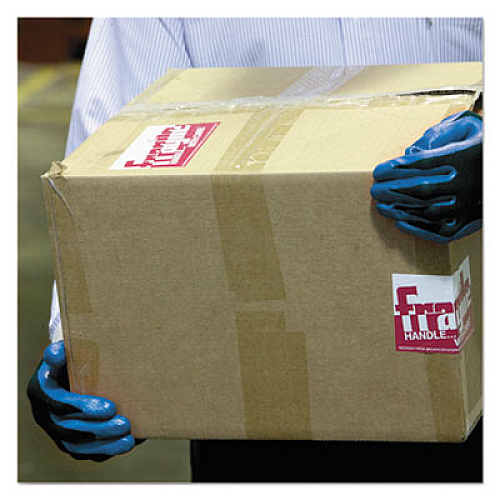 KleenGuard G40 Foam NITRILE Coated Gloves, EN388: 3121X, 8.66" Long, Small (Size 7), Blue/Black, 12 Pairs (40225)