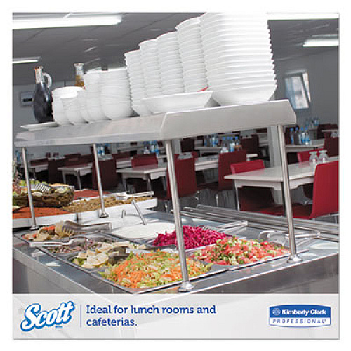 Scott Tall-Fold Dispenser Napkins, 1-Ply, 7 x 13.5, White, 500/Pack, 20 Packs/Carton (98710)