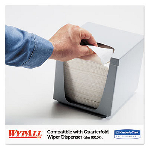WypAll X70 Foodservice Towels, 1-Ply, 12.5 x 23.2, Red, 300/Carton (06354)