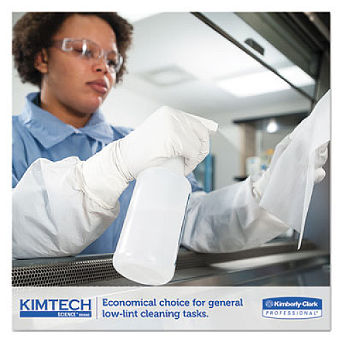 Kimtech Precision Wiper, POP-UP Box, 1-Ply, 14.7" x 16.6" White, 140/Box, 15 Boxes/Carton (05514CT)