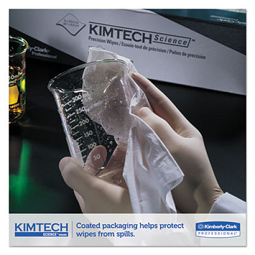 Kimtech Precision Wipers, POP-UP Box, 2-Ply, 14.7 x 16.6, White, 90/Box (05517)