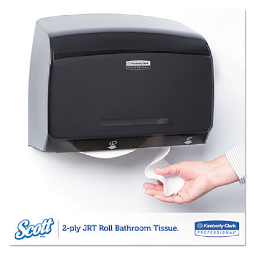 Scott Essential JRT Extra Long Bathroom Tissue, Septic Safe, 2-Ply, 3.55" x 2,000 ft, White, 6 Rolls/Carton (07827)