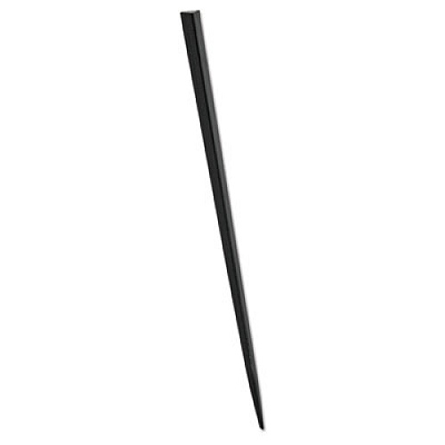 AmerCareRoyal Prism Picks, Plastic, 4", Black, 500/Box, 5 Boxes/Carton (RP1494BK)
