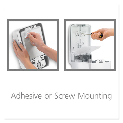 PROVON FMX-20 SOAP DISPENSER, 2000 ML, 6.5" X 4.7" X 11.7", GRAY/WHITE (527706EA)