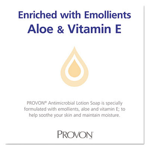 PROVON Antimicrobial Lotion Soap with Chloroxylenol, Citrus Scent, 2 L NXT Refill, 4/Carton (221804)