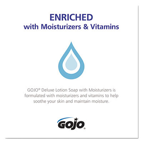 GOJO NXT Deluxe Lotion Soap with Moisturizers Refill, Light Floral Liquid, 1,000 mL Box (211708EA)