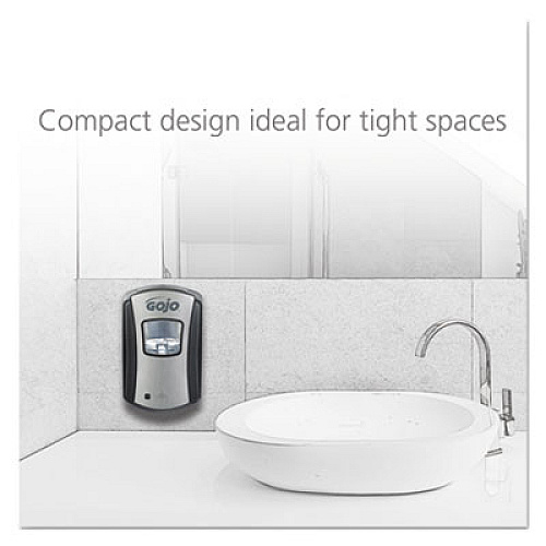 GOJO LTX-7 DISPENSER, 700 ML, 5.75" X 4" X 8.5", CHROME (138804)