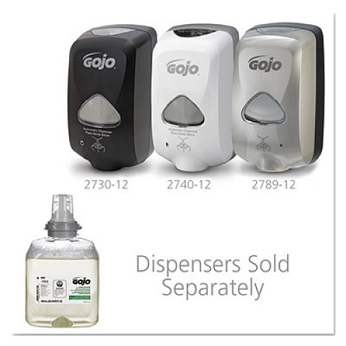 GOJO TFX Green Certified Foam Hand Cleaner Refill, Unscented, 1,200 mL (566502EA)