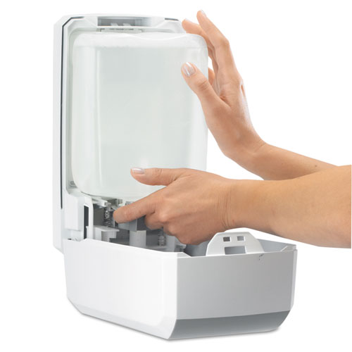 PROVON FMX-20 SOAP DISPENSER, 2000 ML, 6.5" X 4.7" X 11.7", GRAY/WHITE (527706EA)