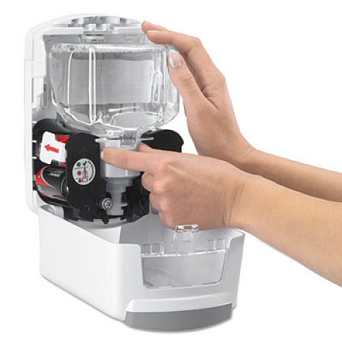 GOJO LTX-7 DISPENSER, 700 ML, 5.75" X 4" X 8.5", WHITE (138004)