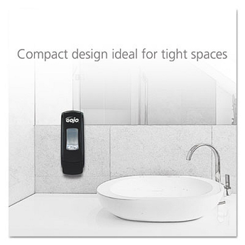 GOJO ADX-7 DISPENSER, 700 ML, 9.8" X 3.94" X 3.7", BLACK (878606)