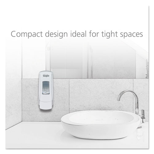 GOJO ADX-7 DISPENSER, 700 ML, 3.7" X 3.5" X 9.7", WHITE, 6/CARTON (878006CT)