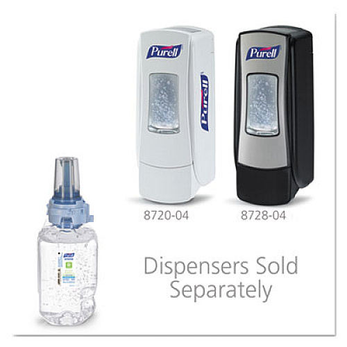 PURELL Advanced Hand Sanitizer Green Certified Gel Refill, For ADX-7 Dispensers, 700 mL, Fragrance-Free (870304EA)