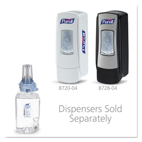 PURELL GREEN CERTIFIED ADVANCED REFRESHING FOAM HAND SANITIZER, FOR ADX-7, 700 ML, FRAGRANCE-FREE, 4/CARTON (870404CT)