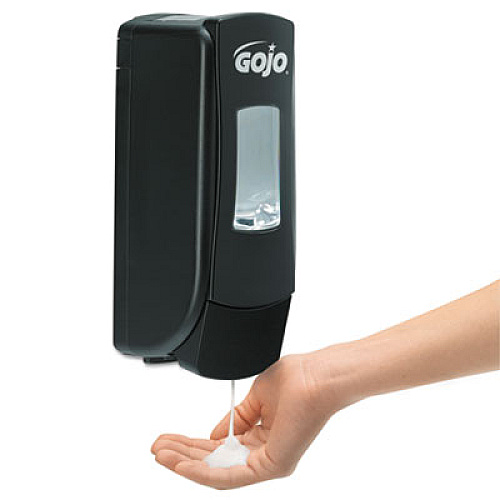 GOJO ADX-7 DISPENSER, 700 ML, 9.8" X 3.94" X 3.7", BLACK (878606)
