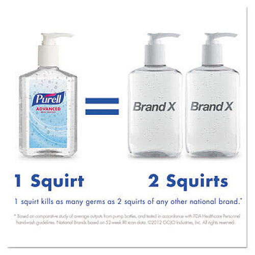 PURELL 519103 Advanced Green Certified Instant Hand Sanitizer Foam