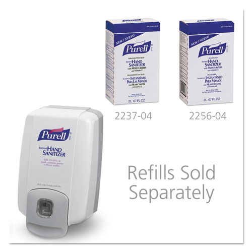 PURELL NXT MAXIMUM CAPACITY DISPENSER, 2000 ML, 6.5" X 4.5" X 10.8", DOVE GRAY (222008)