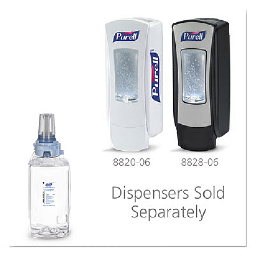 PURELL Advanced Hand Sanitizer Foam, For ADX-12 Dispensers, 1,200 mL Refill, Fragrance-Free, 3/Carton (880503)