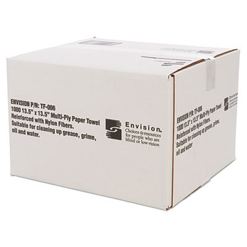 AbilityOne 7920008239773, SKILCRAFT, Total Wipes II Towel, 14.25 x 13.25, White, 1,000/Box