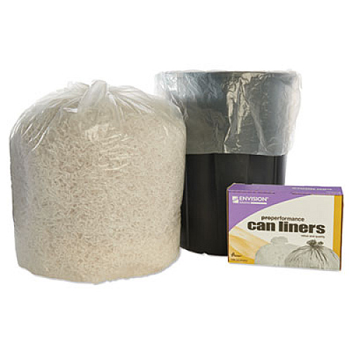 AbilityOne 8105015574973, SKILCRAFT High Density Coreless Roll Can Liner, 40 x 48, Natural, 250/Box