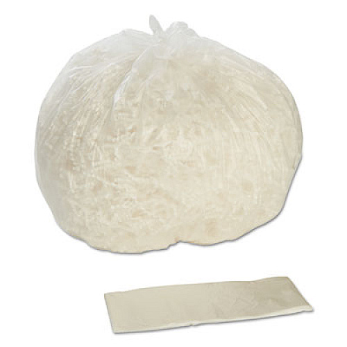 AbilityOne SKILCRAFT High Density (HDPE) Coreless Roll Can Liners--Natural, 10 gal, 8 microns, 24" x 24", Natural, 1,000/Box (5171370)