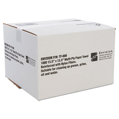 AbilityOne 7920008239773, SKILCRAFT, Total Wipes II Towel, 14.25 x 13.25, White, 1,000/Box