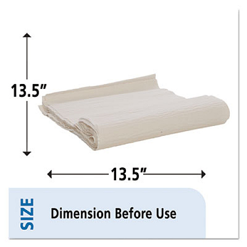 AbilityOne 7920008239773, SKILCRAFT, Total Wipes II Towel, 14.25 x 13.25, White, 1,000/Box