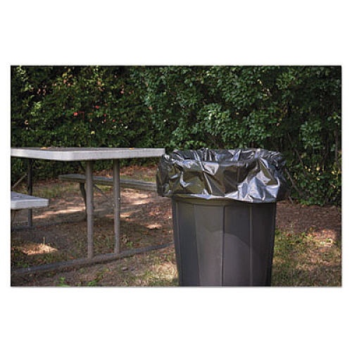 AbilityOne 8105015346819, SKILCRAFT Insect Repellent Trash Bags, 45 gal, 2 mil, 40 x 45, Black, 65/Box