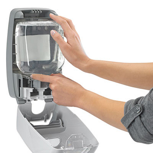 PURELL FMX-12 Foam Hand Sanitizer Dispenser, 1,000 mL/1,200 mL Refill, 6.6 x 5.13 x 11, Gray (512006)