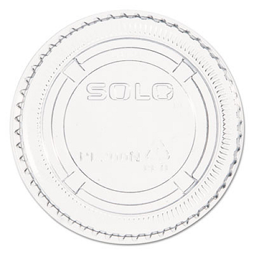 Dart Portion/Souffle Cup Lids, Fits 1.5 oz to 2.5 oz Portion Cups, Plastic, Clear, 2,500/Carton (PL200N)