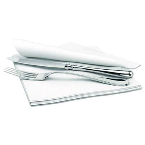 Cascades PRO Signature Airlaid Dinner Napkins/Guest Hand Towels, 1-Ply, 15 x 16.5, White, 1,000/Carton (N695)